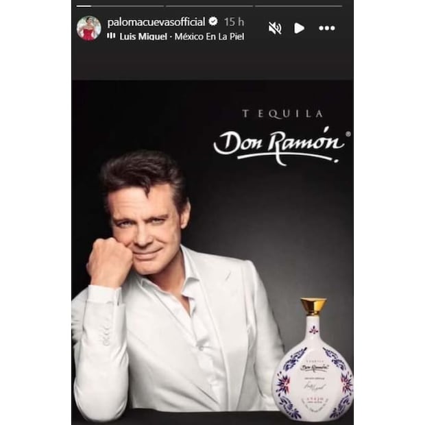 La foto de Luis Miguel que compartió Paloma Cuevas / Fotos: Instagram