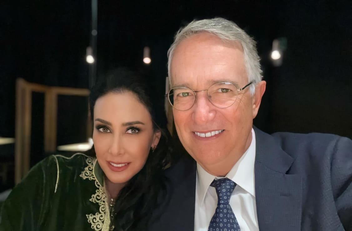 Ricardo Salinas Pliego y María Laura Medina / Foto: Instagram