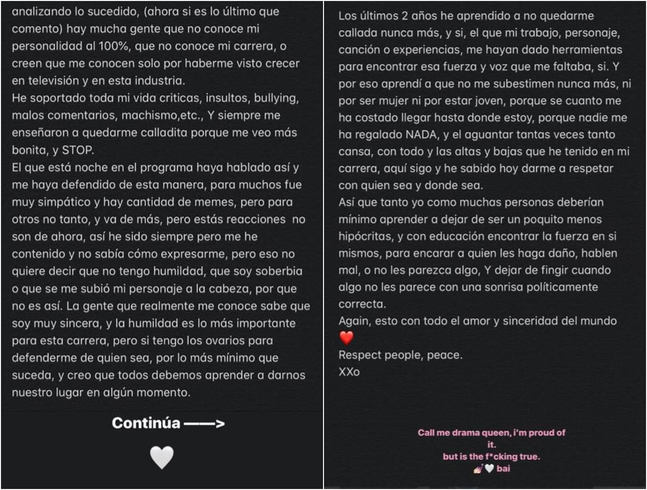 Danna Paola incendia las redes tras su pleito con alumnos de La Academia 