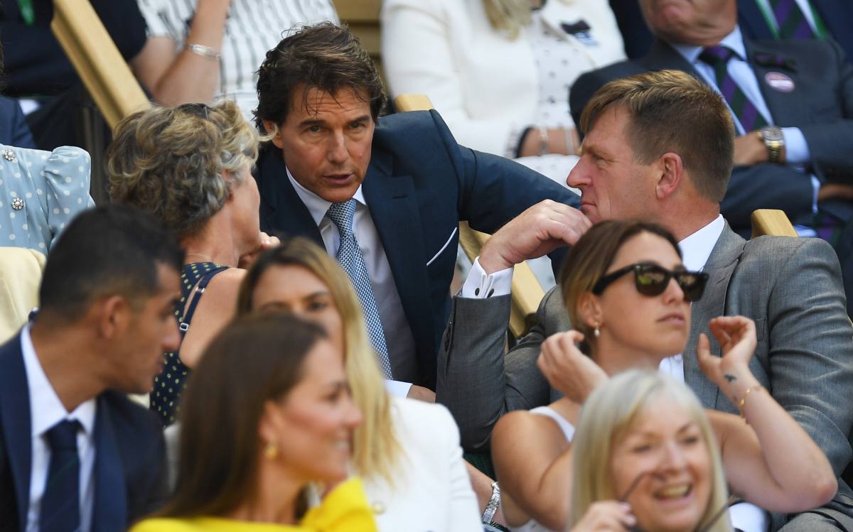 Tom Cruise, hipnotizado por la belleza de Kate Middleton en Wimbledon