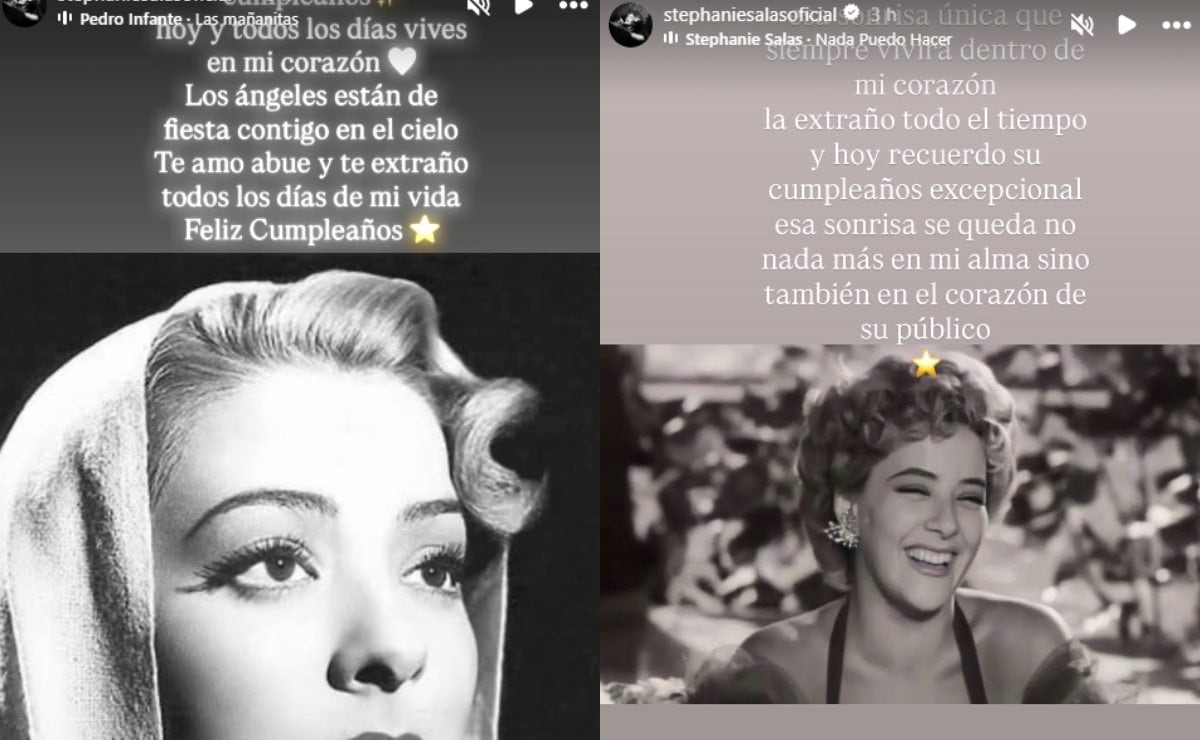 Stephanie Salas también recordó a Silvia Pinal / Foto: Especial @stephaniesalasoficial