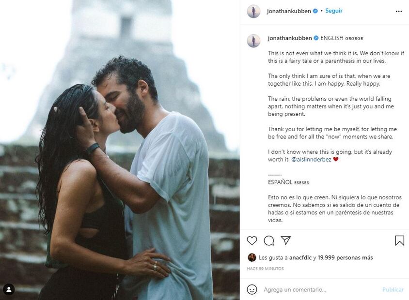 Aislinn Derbez estrena romance con Jonathan Kubben