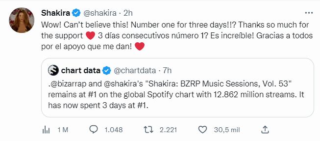 Shakira sigue sumando millones y se convierte en la persona más buscada en Google