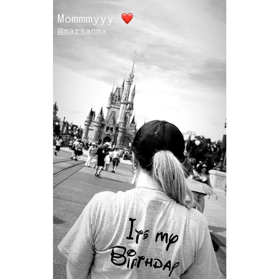 Angélica Rivera celebró su cumpleaños en Disneyland / Foto: Instagram