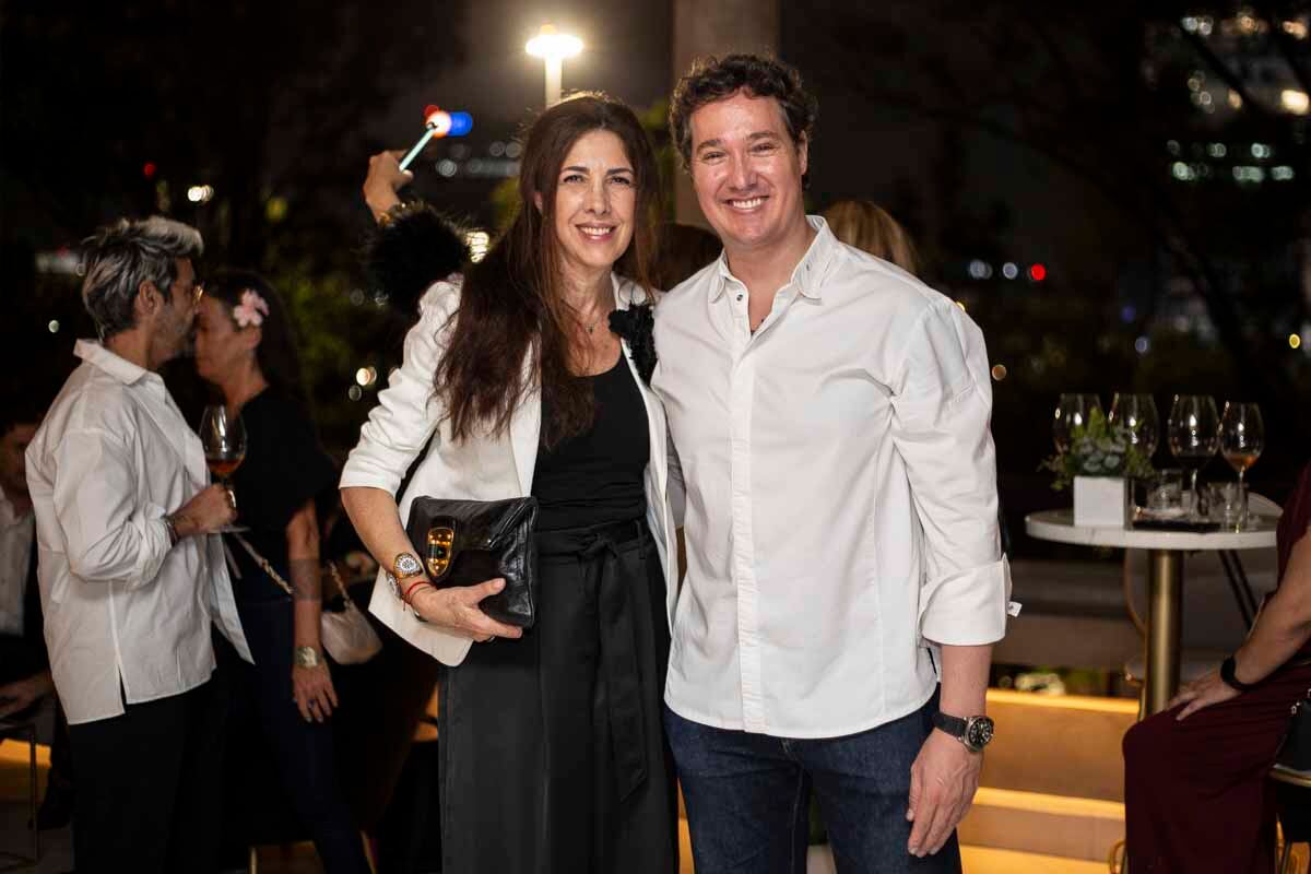 Sally Azar y el chef ejecutivo de Matilda, Vicente Torres. (Foto: Esteban Torreblanca)