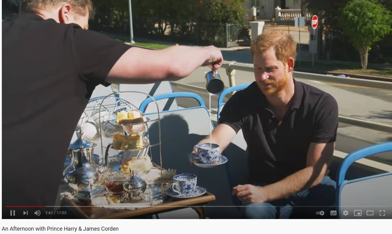 Las fuertes revelaciones del príncipe Harry en entrevista con James Corden