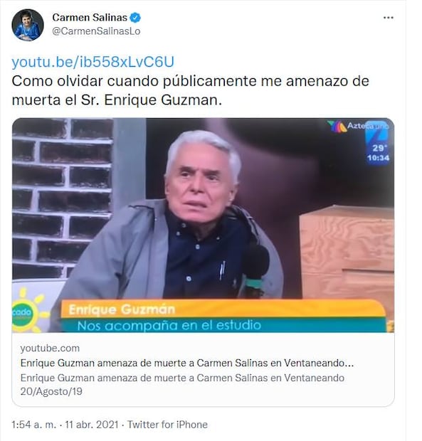 Frida Sofía despide a Carmen Salinas con dulces palabras: "Mi hermanita te dará la bienvenida"