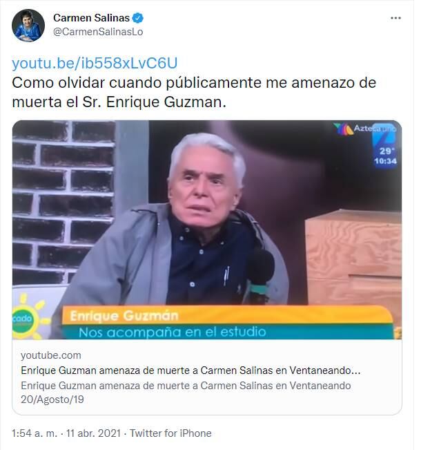 Frida Sofía despide a Carmen Salinas con dulces palabras: "Mi hermanita te dará la bienvenida"