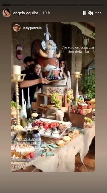 La lujosa fiesta de Leonardo Aguilar, hermano de Ángela Aguilar, al estilo "Game of Thrones"