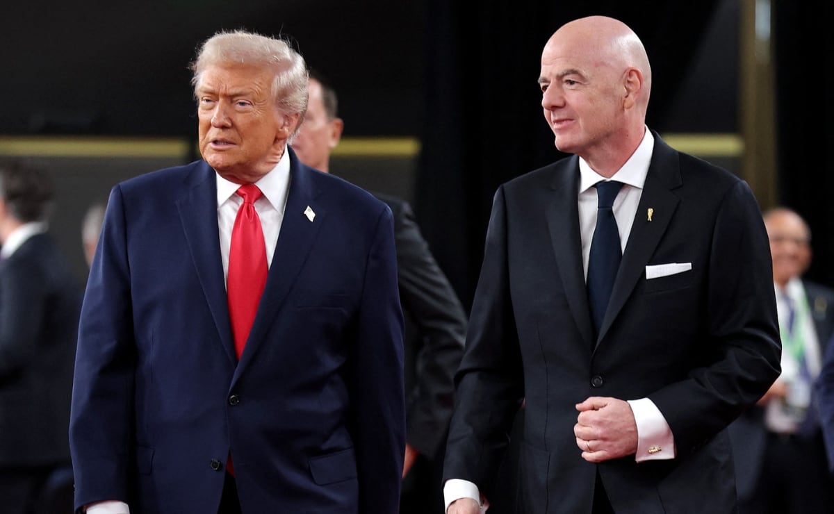 Donald Trump y Gianni Infantino / Foto: AFP