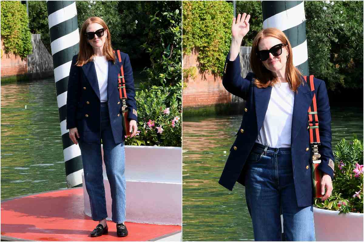El atrevido escote de Julianne Moore, de Armani Privé, que dejó ver cada centímetro de su piel de porcelana
