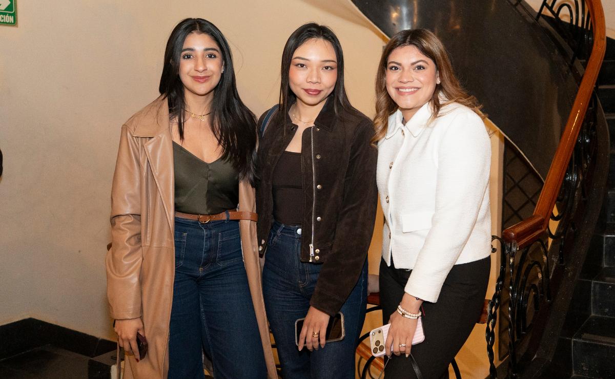 Karime Flores, Barbara Olvera y Andrea Barreiro / Foto: Héctor Arjona