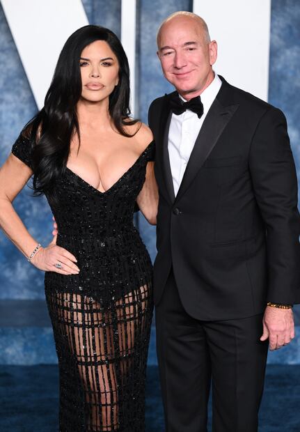 Lauren Sanchez junto a Jeff Bezos / Foto: Getty Images
