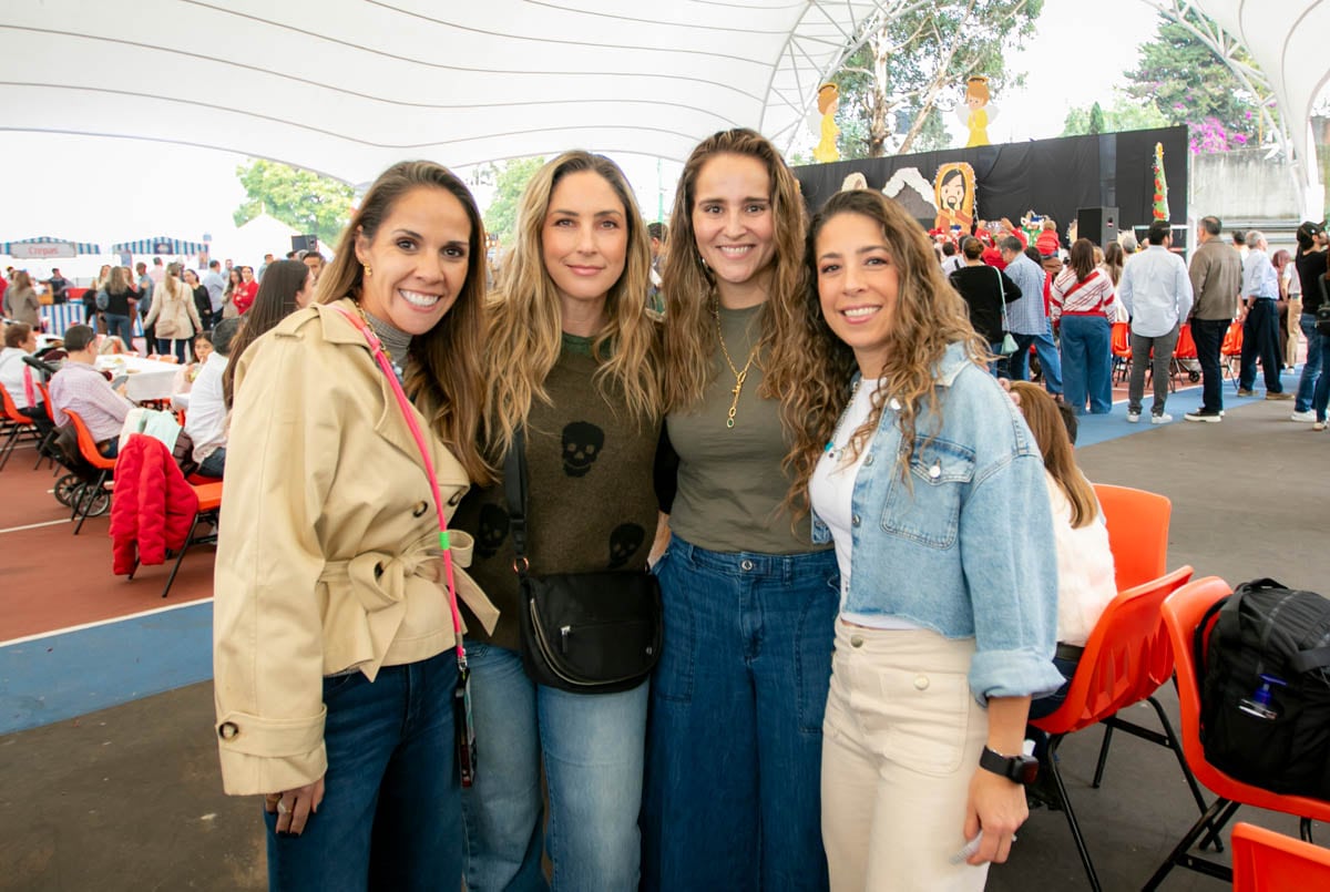 Nuria Vásquez, Marcela Vergara, Claudia Salazar y Marcela Saldaña. (Foto: Arturo Quintero)