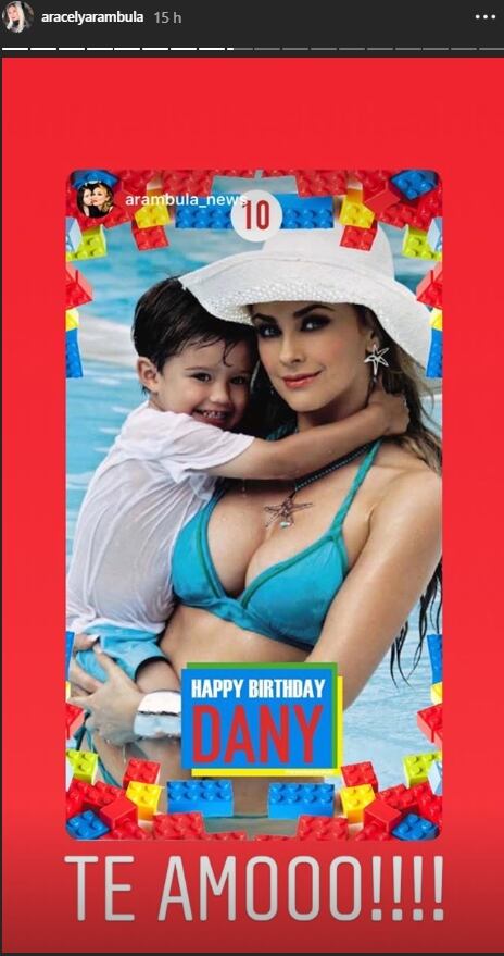 FOTOS: El hijo de Luis Miguel, Daniel, cumple 10 años y así lo celebró Aracely Arámbula
