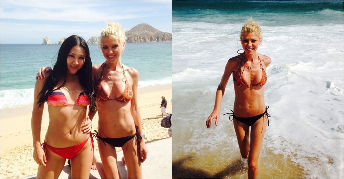 FOTOS: La delgada figura de Tara Reid en bikini