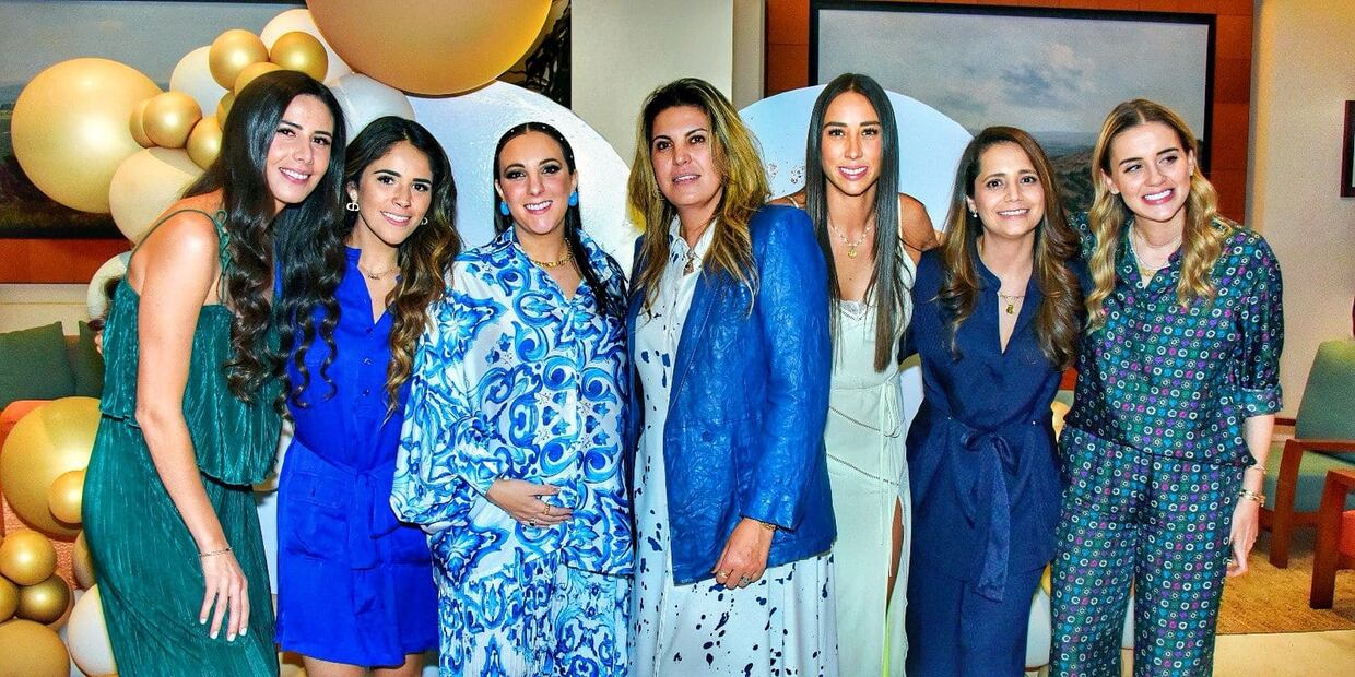Fernanda Said, Perla Ealy, Jessica Nassar, Patricia Marbez, Elena Bosque, Bárbara De la Cerda, María Irene Dipp/ Cortesía: Jessica Nassar.