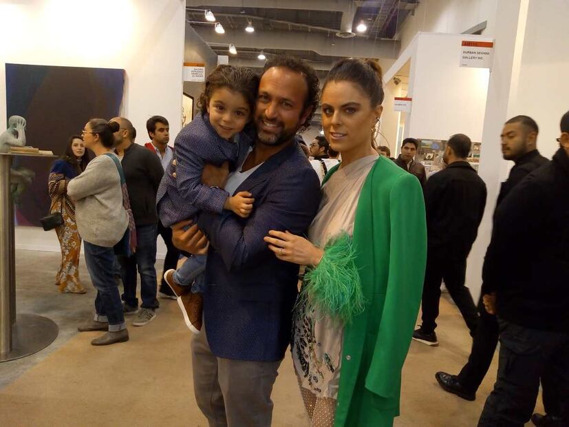 Tarde de parejas: Johanna Slim con Arturo Elias Ayub, y Santiago Creel con Paulina Velasco en Zona Maco