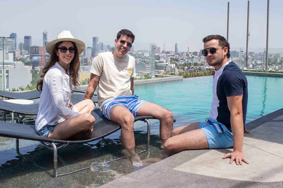 Martha Espinosa, Miguel Beas y Diego Gómez. (Foto: Esteban Torreblanca)
