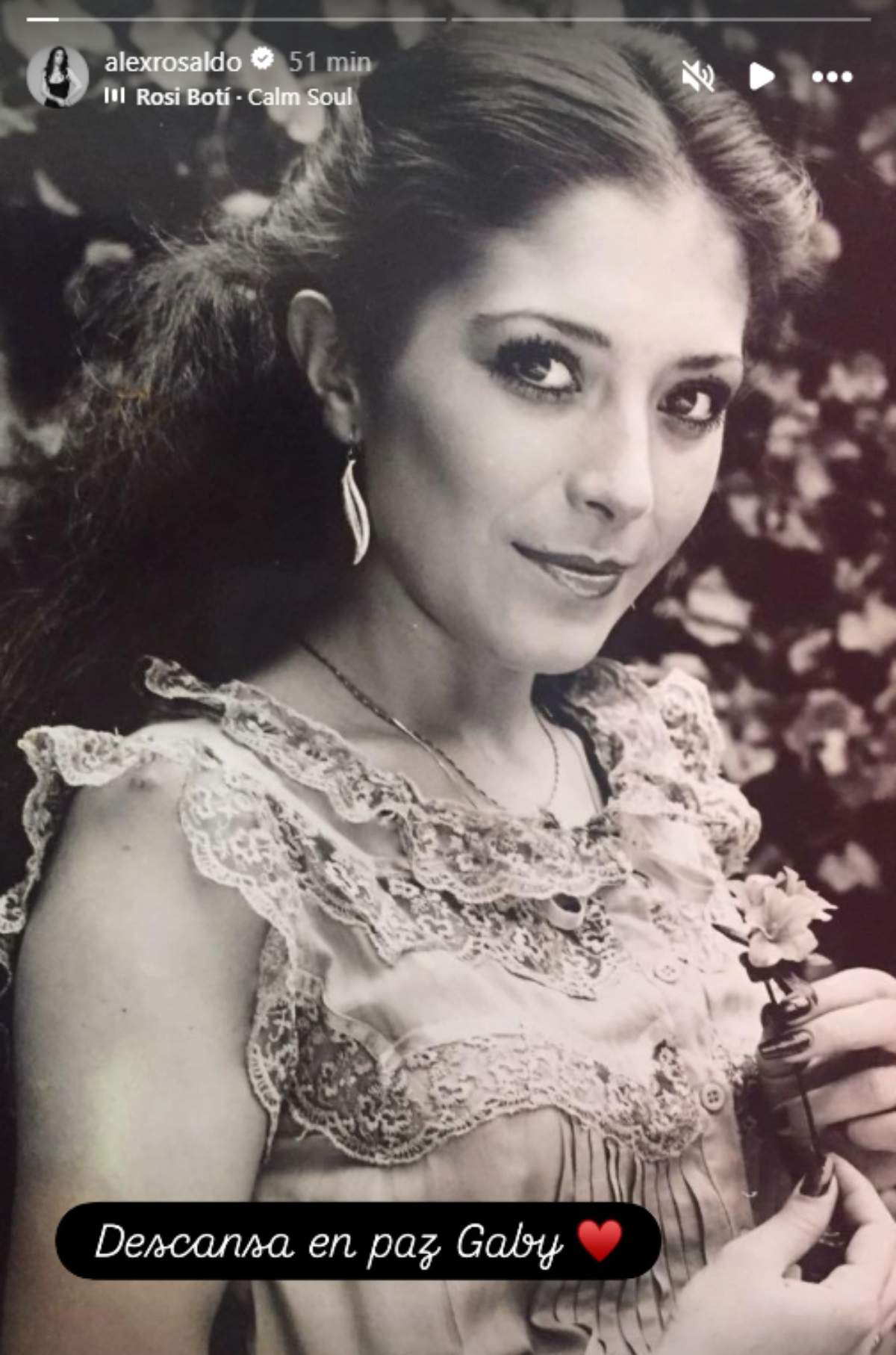 Alessandra Rosaldo compartió una fotografía de Gabriela Michel / Foto: Instagram @alexrosaldo