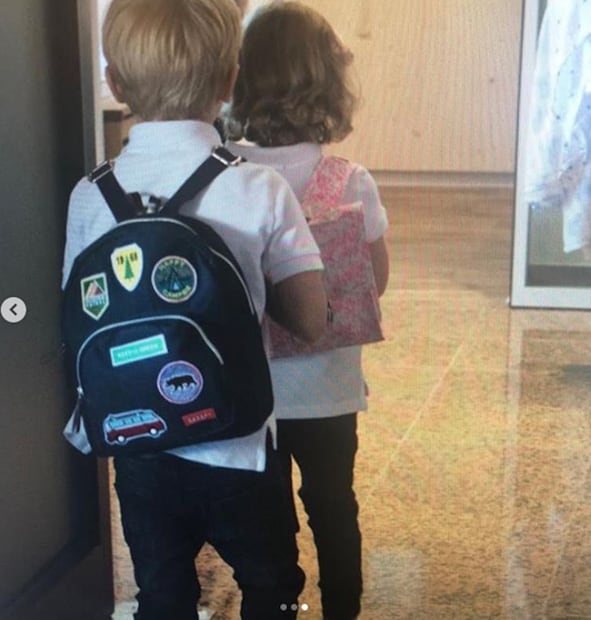 Los encantadores príncipes Gabriella y Jacques de Mónaco regresan a la escuela
