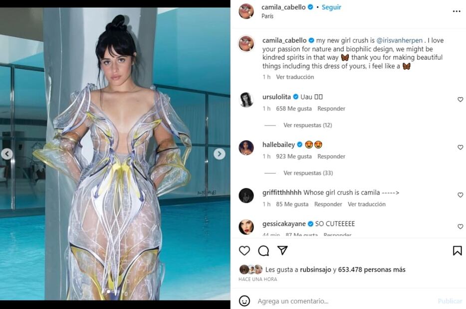 Instagram: @camila_cabello