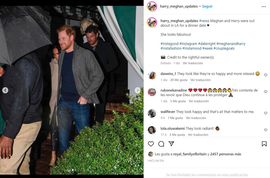 Harry y Meghan disfrutan de un lujoso club privado tras su desalojo de Frogmore Cottage