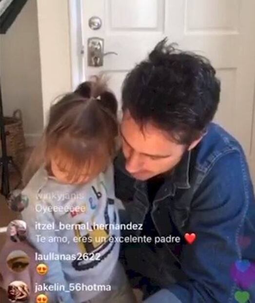 Mauricio Ochmann revela cómo pasa la cuarentena con su hija Kailani