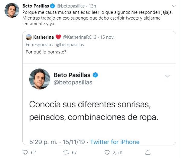 Beto Pasillas ¿extraña a Yuya? 