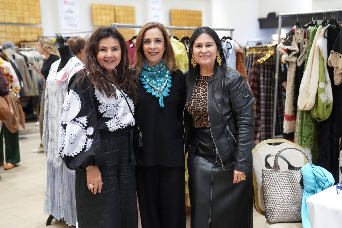 Mora Ruiz, Martha Gómez y Pilar Arcila. (Foto: Leonardo Gómez)