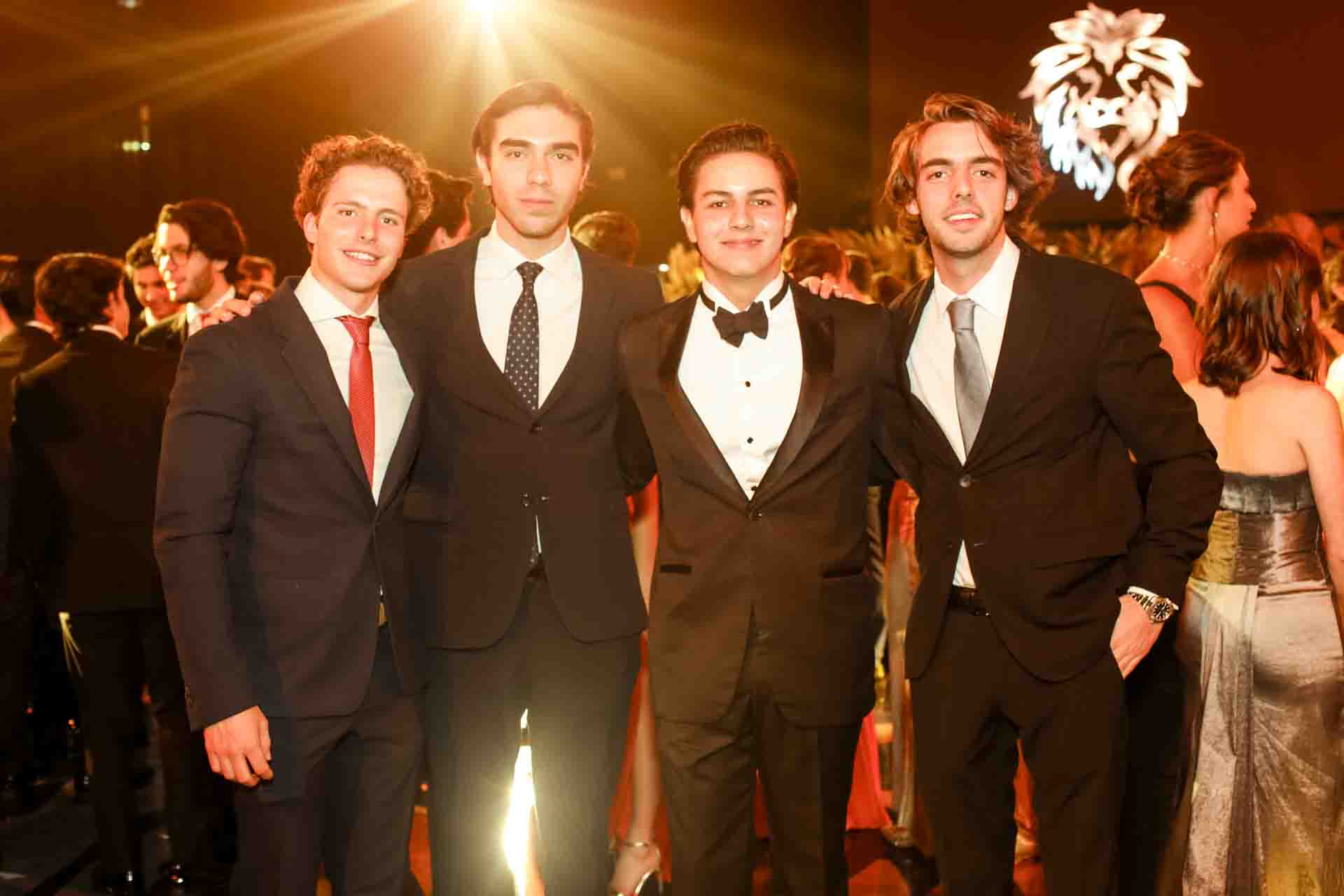Jacobo Gandarela, Patricio Corzo, Pablo Andere y Álvaro González. (Foto: Esteban Torreblanca)