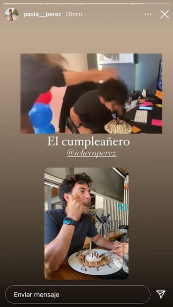 Así celebraron a Checo Pérez en su cumpleaños 31