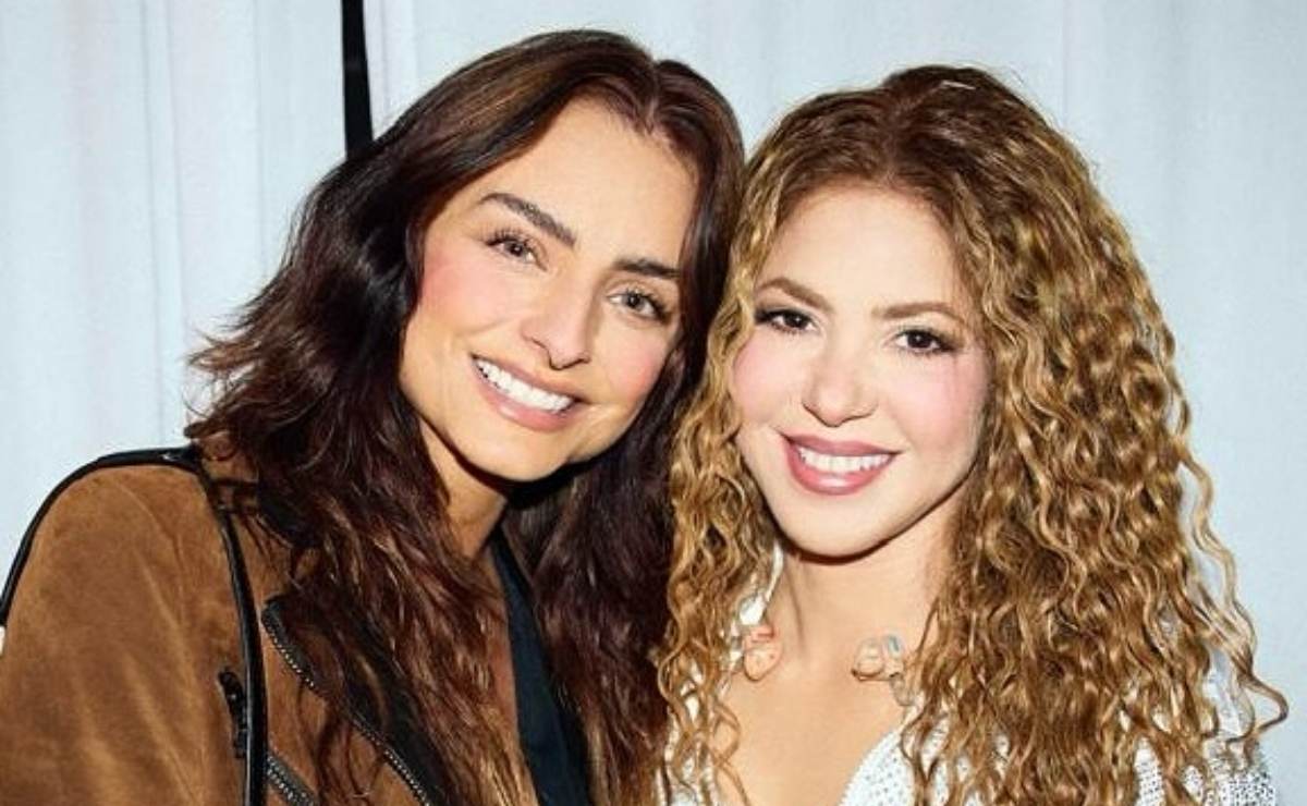 Así se veían Shakira y Aislinn Derbez hace 25 años, la foto del recuerdo