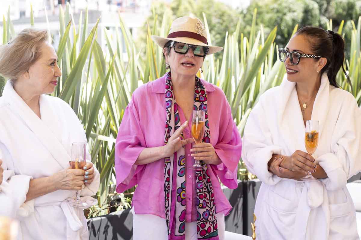 Dora María Cabrera, Delia González e Hilda Téllez. (Foto: Esteban Torreblanca)