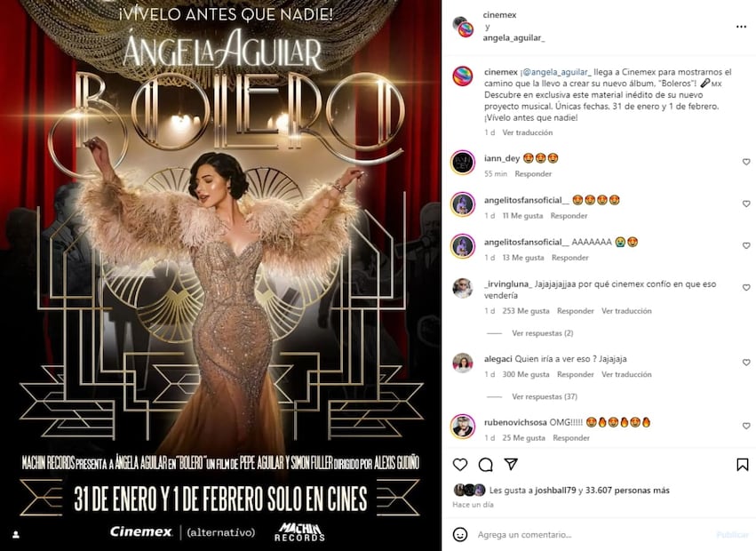 Ángela Aguilar debutará en cines / Instagram: @angela_aguilar_