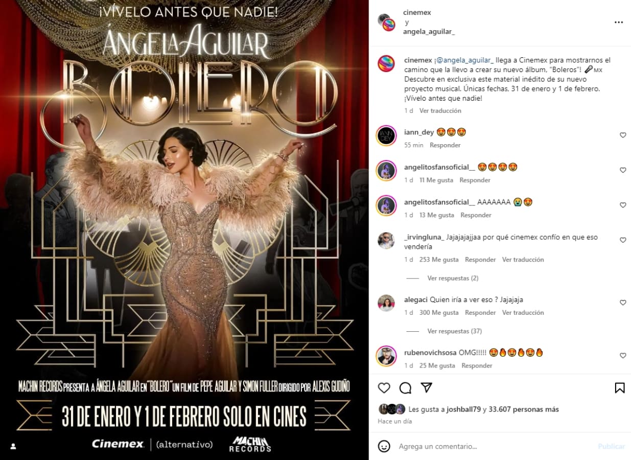 Ángela Aguilar debutará en cines / Instagram: @angela_aguilar_
