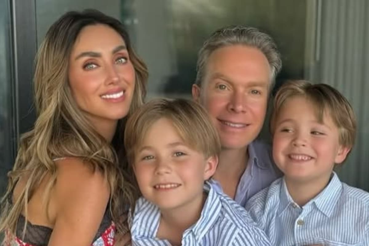 Anahí y Manuel Velasco, y sus hijos Manuel y Emiliano / Foto: Instagram