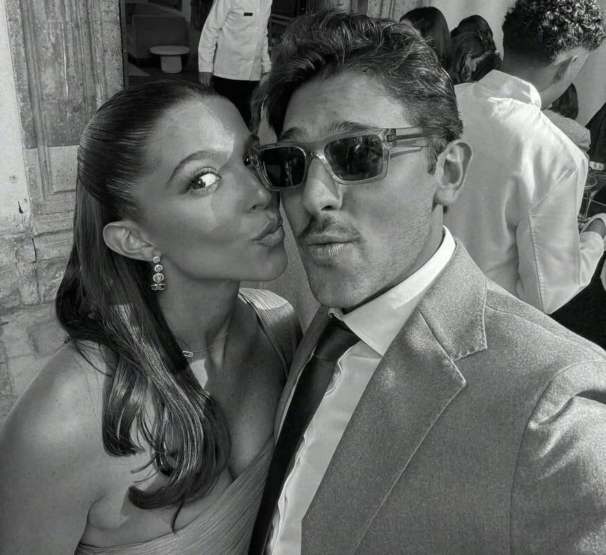 Antonio Slim y Eugenia Rodríguez en la boda de Johanna Elias Ayub / Foto: Instagram
