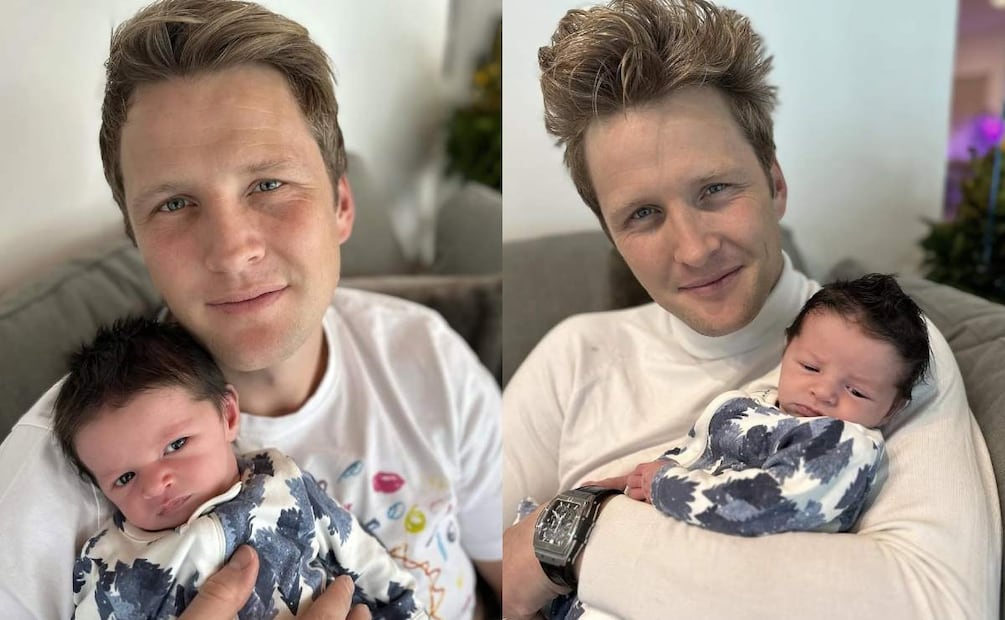 Alexander Acha junto a su hijo André / Foto: Instagram @alexanderacha