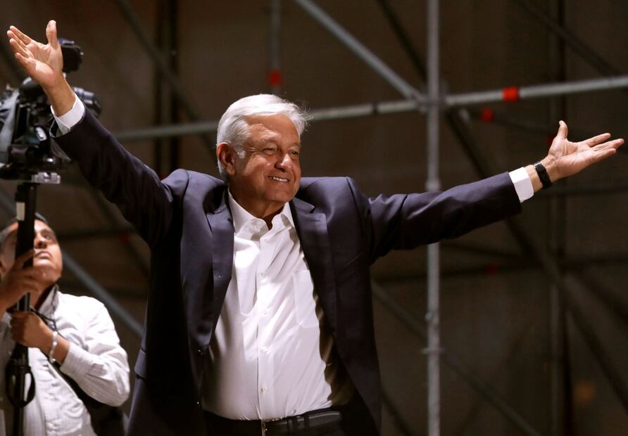Él es Andrés Manuel López Obrador, el próximo presidente de México