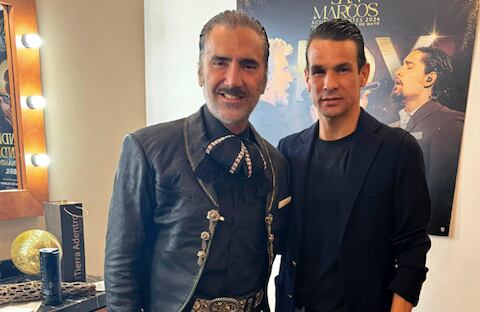 Encuentro entre José Mari Manzanares y Alejandro Fernández en la Feria de San Marcos