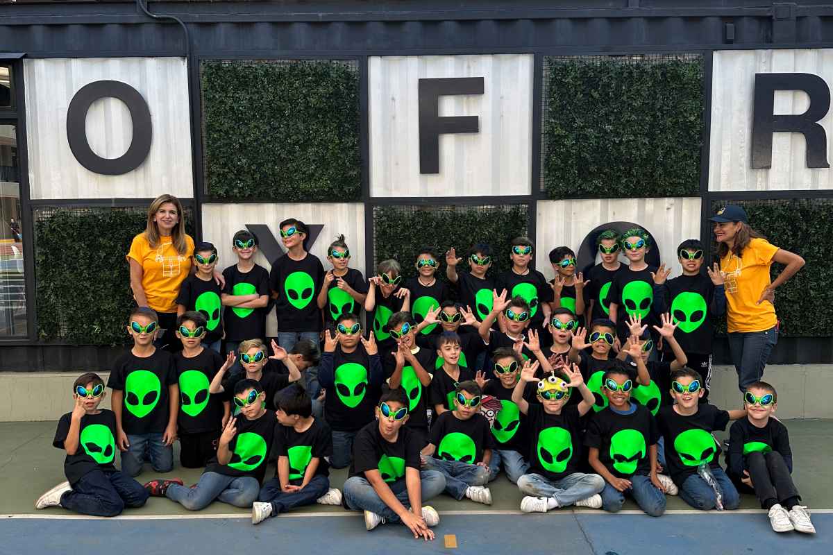 Grupo de tercero de primaria en el Oxford. (Foto: Especial)