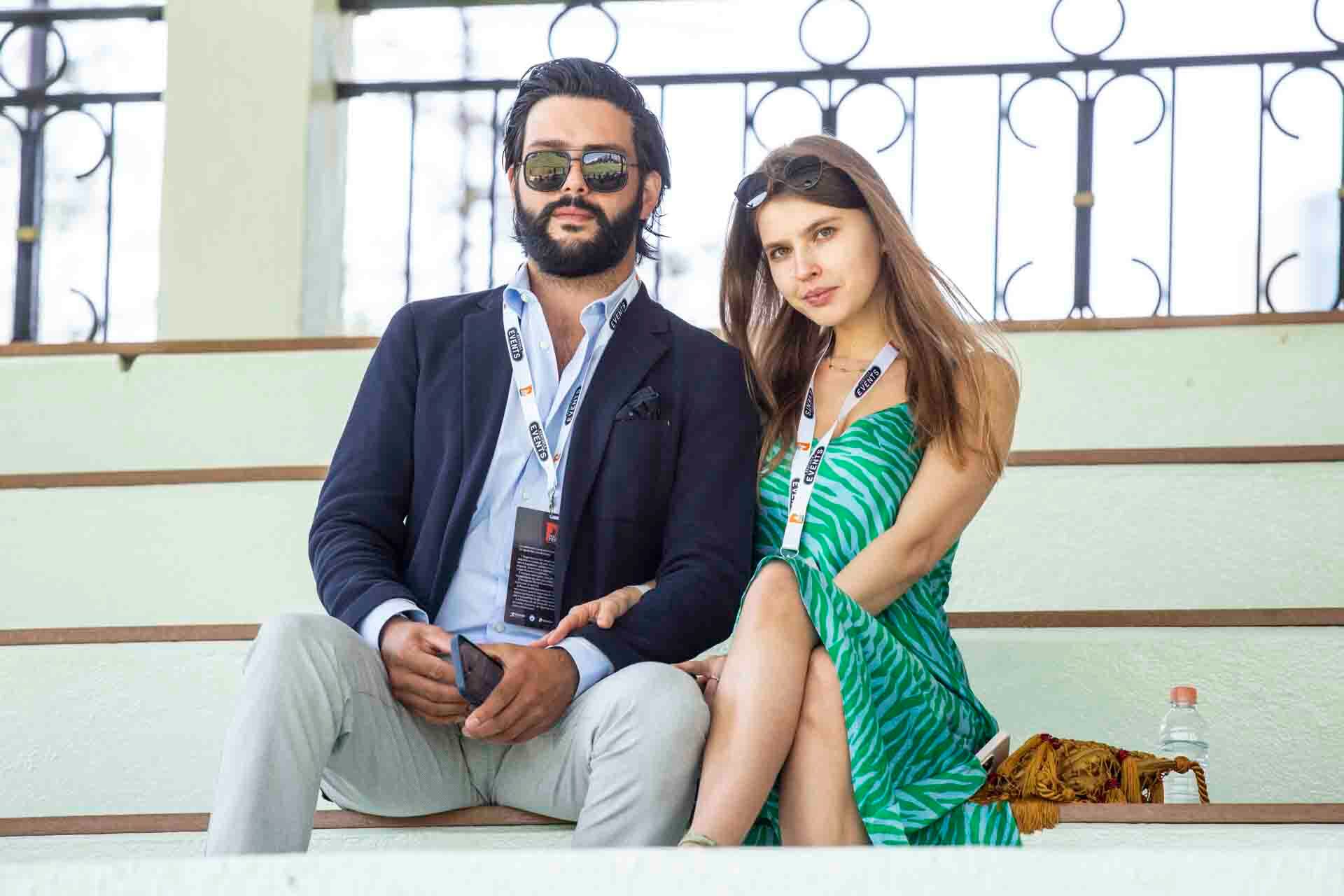 Moshe Bakkur y Anastasia Suvlikeye. (Foto: Esteban Torreblanca)