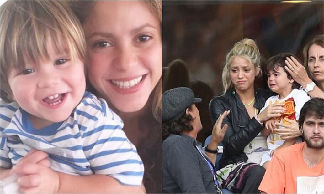 Las últimas fotos de los hijos de Shakira 