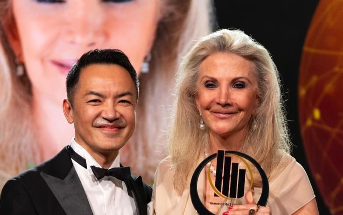 Gina Diez Barroso en el premio EY World Entrepreneur Of The Year / Instagram