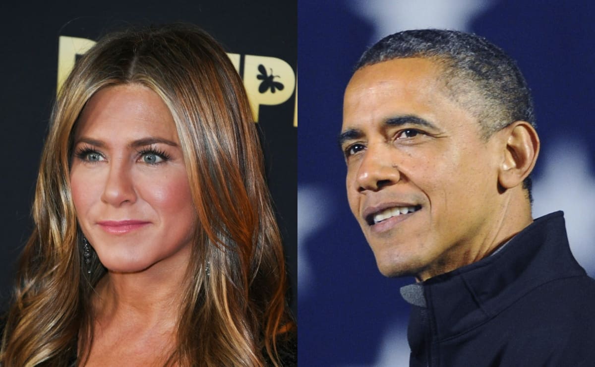 Jennifer Aniston y Barack Obama / Fotos: AFP - EFE