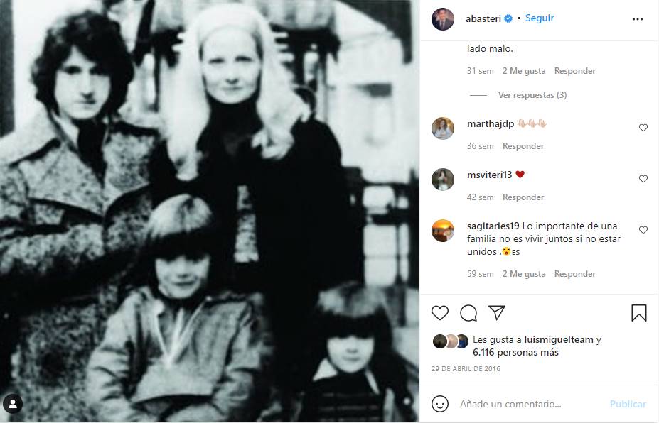 Sergio Basteri, hermano de Luis Miguel, reaparece en un coro cristiano