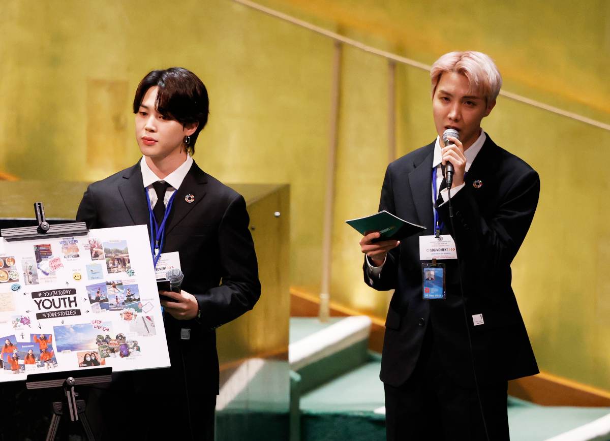 BTS llega a la ONU con poderoso discurso sobre jóvenes, vacunas y pobreza