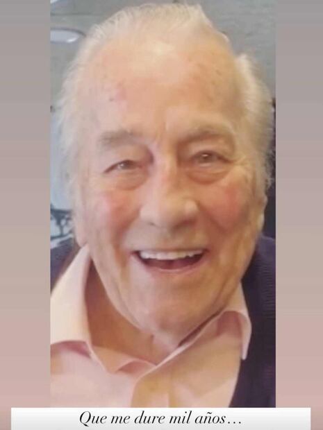 Paloma Cuevas festejó los 94 años de su papá / Foto: Instagram @palomacuevasofficial