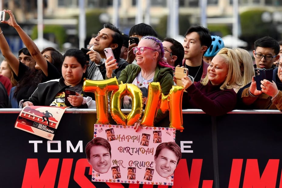 Fans de Tom Cruise en el estreno de  la película "Misión Imposible: Sentencia mortal" celebrado en Australia / EFE